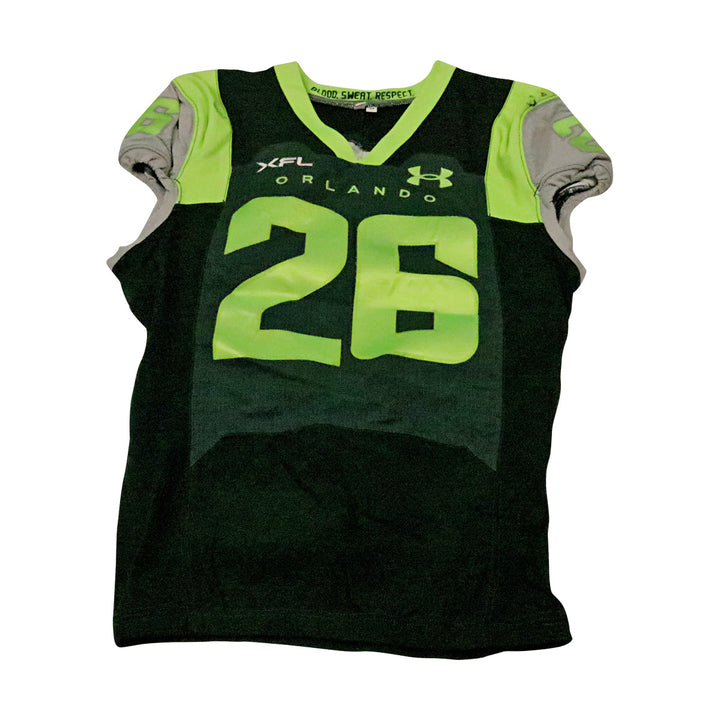 Devin Darrington Orlando Guardians 2023 Game Issued Home Jersey Size 42