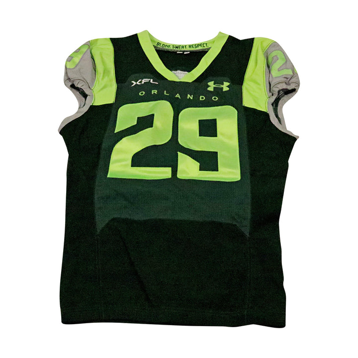 Trumaine Washington Orlando Guardians 2023 Game Issued Home Jersey Size 42