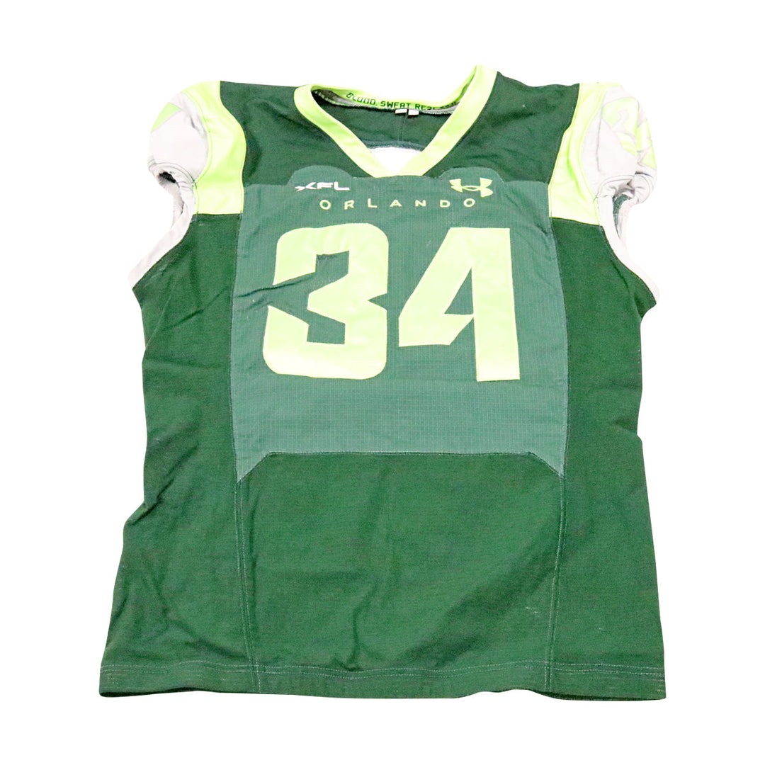 Nick Coe Orlando Guardians 2023 Game Issued Home Jersey Size 48