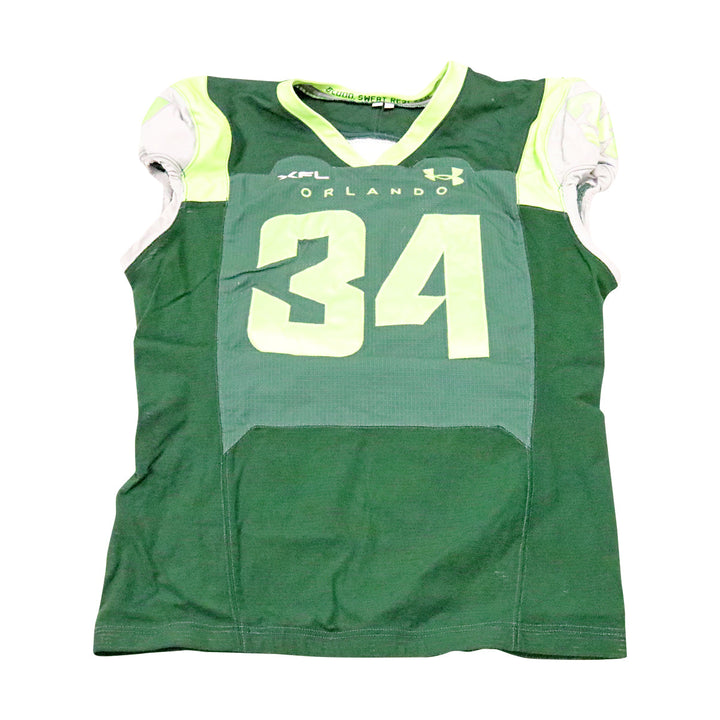 Nick Coe Orlando Guardians 2023 Game Issued Home Jersey Size 48