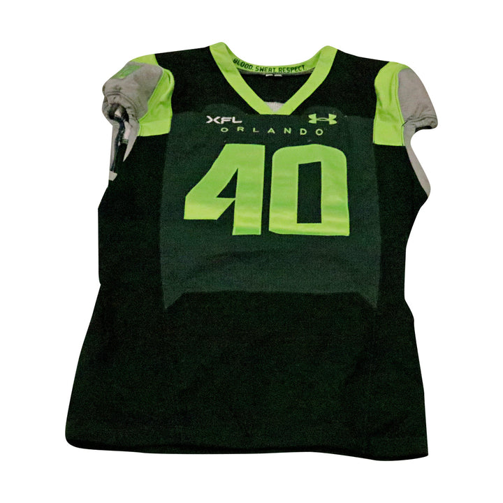 Errol Thompson Orlando Guardians 2023 Game Issued Home Jersey Size 48
