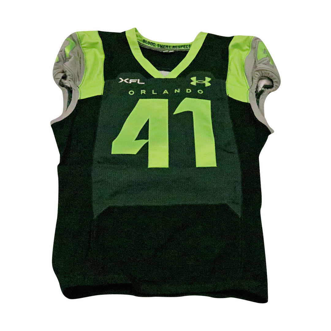 Jeremiah Gemmel Orlando Guardians 2023 Game Issued Home Jersey Size 44