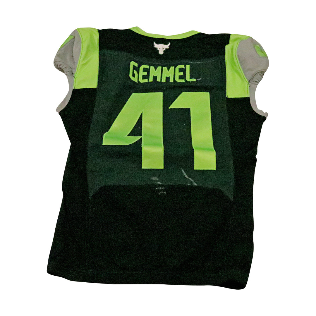 Jeremiah Gemmel Orlando Guardians 2023 Game Issued Home Jersey Size 44