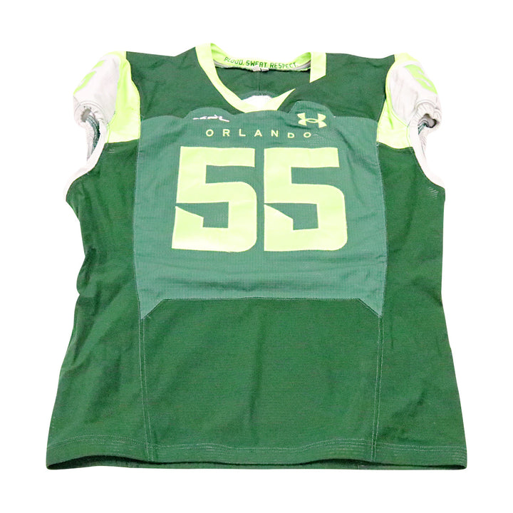 David Moore Orlando Guardians 2023 Game Issued Home Jersey Size 52