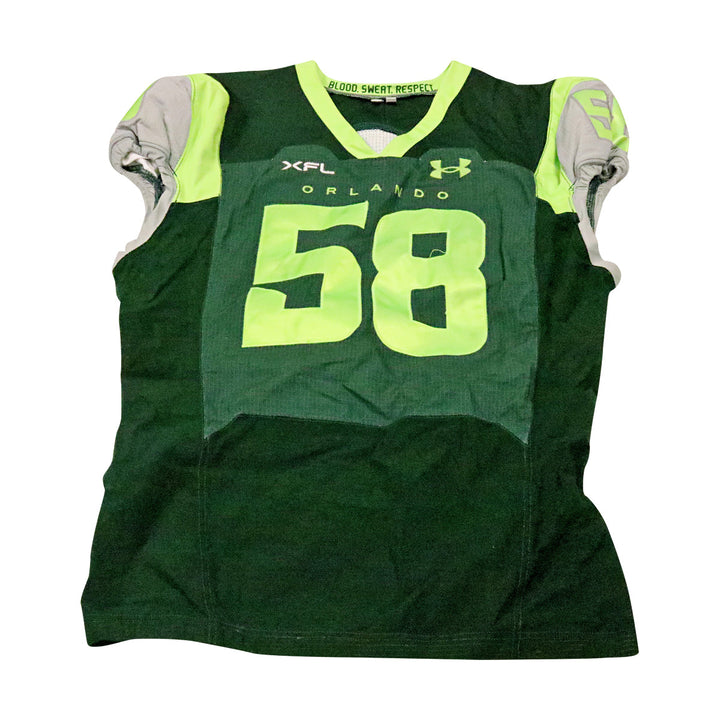 Jalen Spady Orlando Guardians 2023 Game Issued Home Jersey Size 50