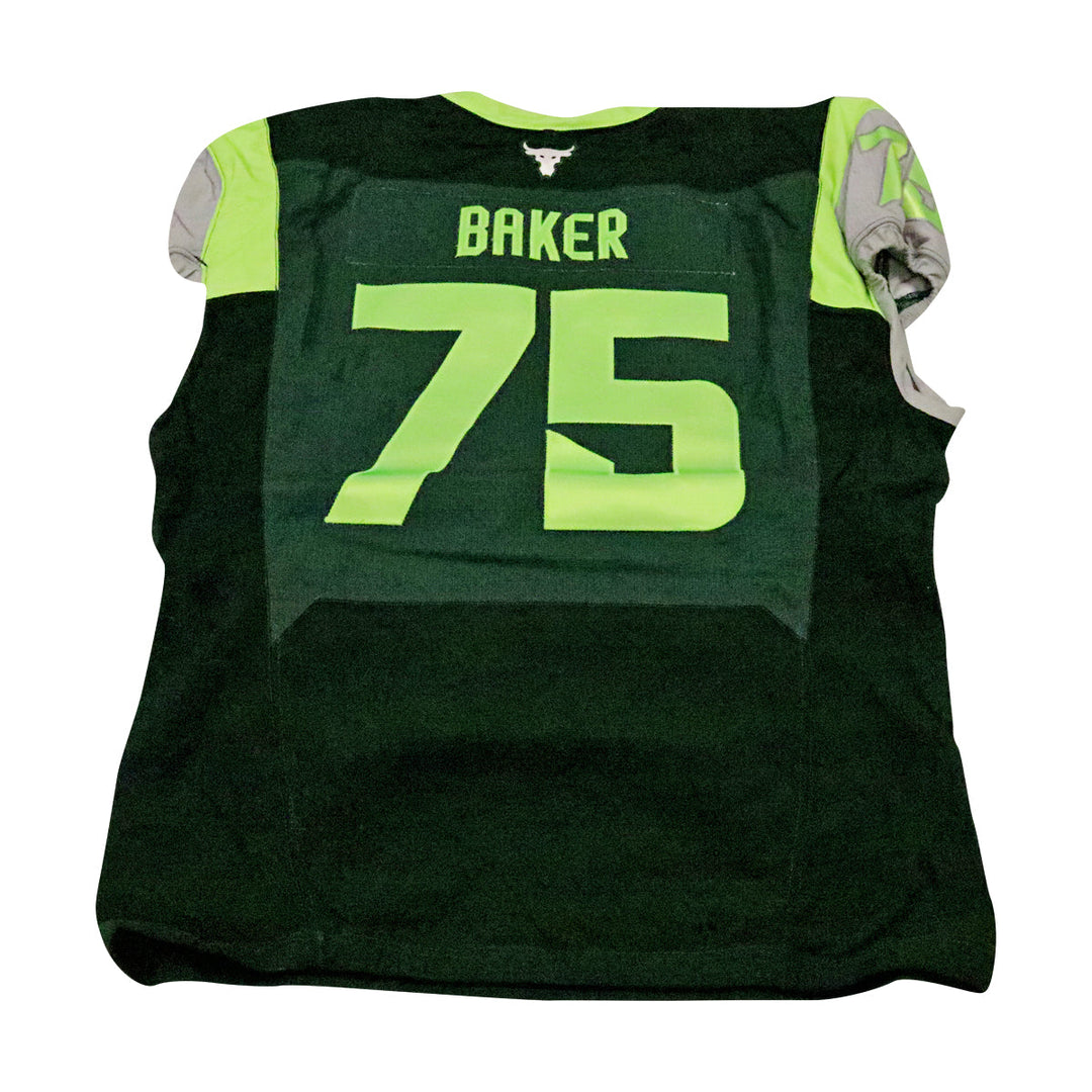 Ja'Chai Baker Orlando Guardians 2023 Game Issued Home Jersey Size 52