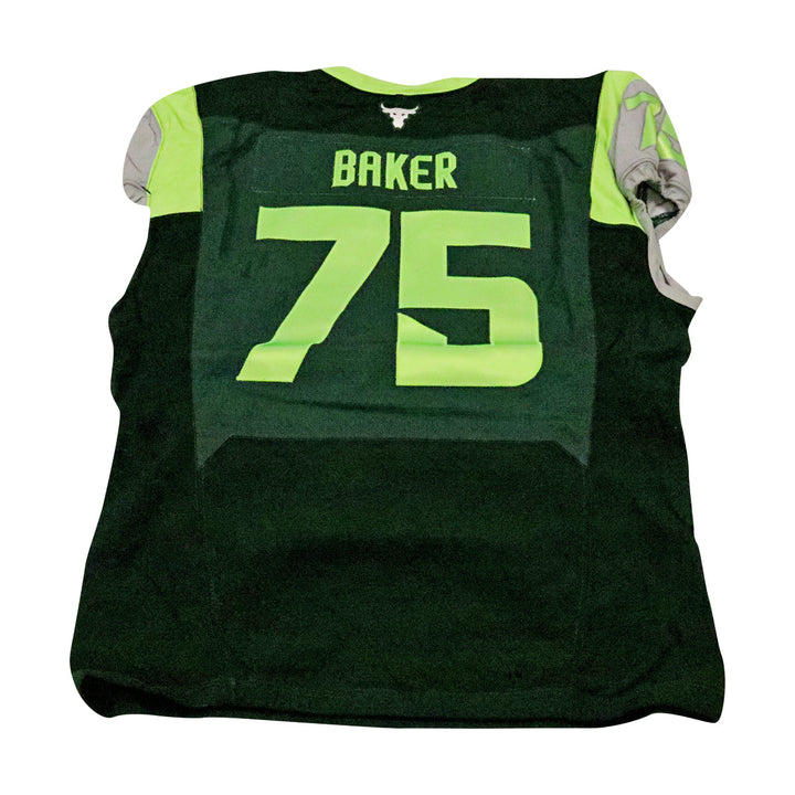 Ja'Chai Baker Orlando Guardians 2023 Game Issued Home Jersey Size 52