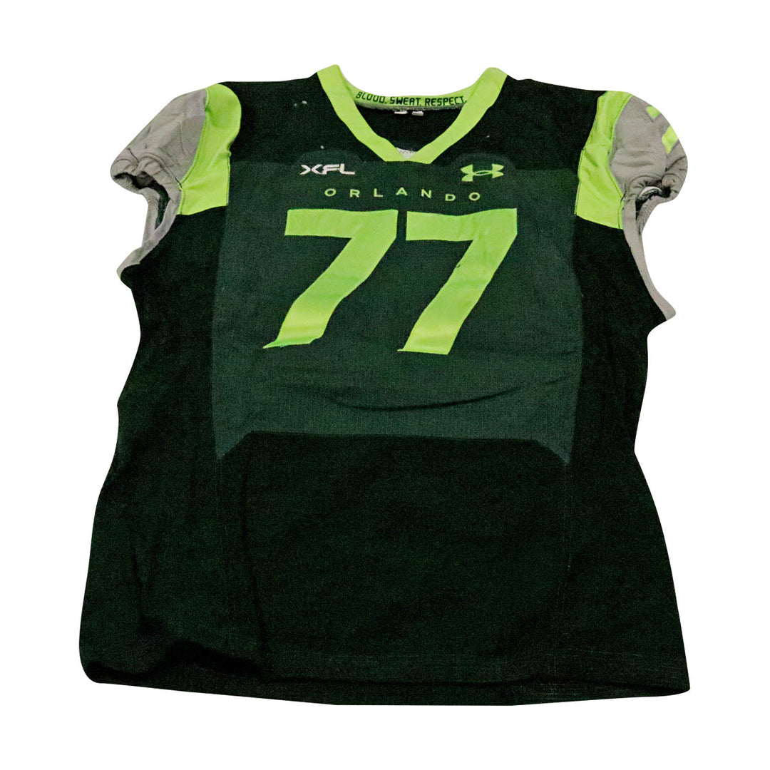 Abdul Beecham Orlando Guardians 2023 Game Issued Home Jersey Size 52
