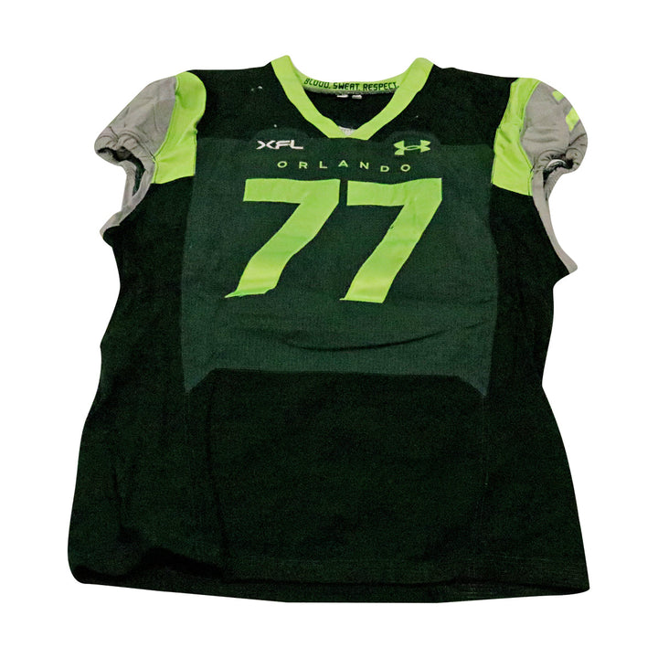 Abdul Beecham Orlando Guardians 2023 Game Issued Home Jersey Size 52