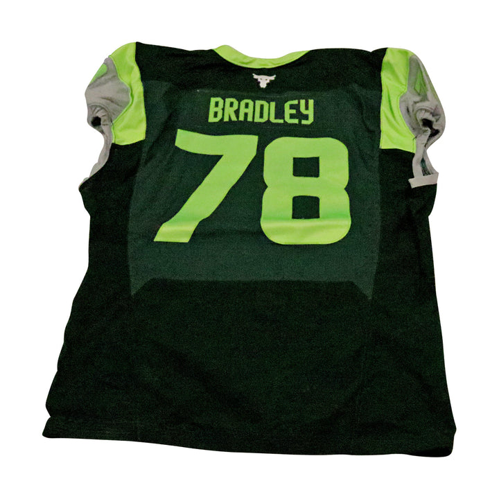 T.J. Bradley Orlando Guardians 2023 Game Issued Home Jersey Size 52