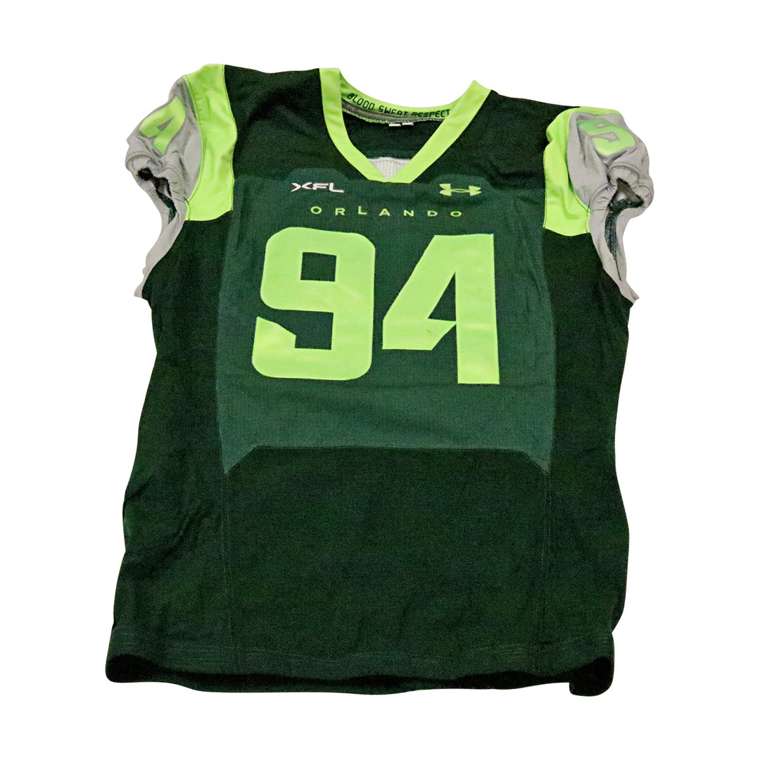 Khristian Tate Orlando Guardians 2023 Game Issued Home Jersey Size 50