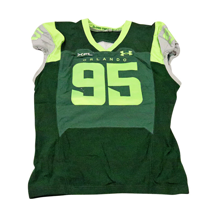 Keonte Schad Orlando Guardians 2023 Game Issued Home Jersey Size 50