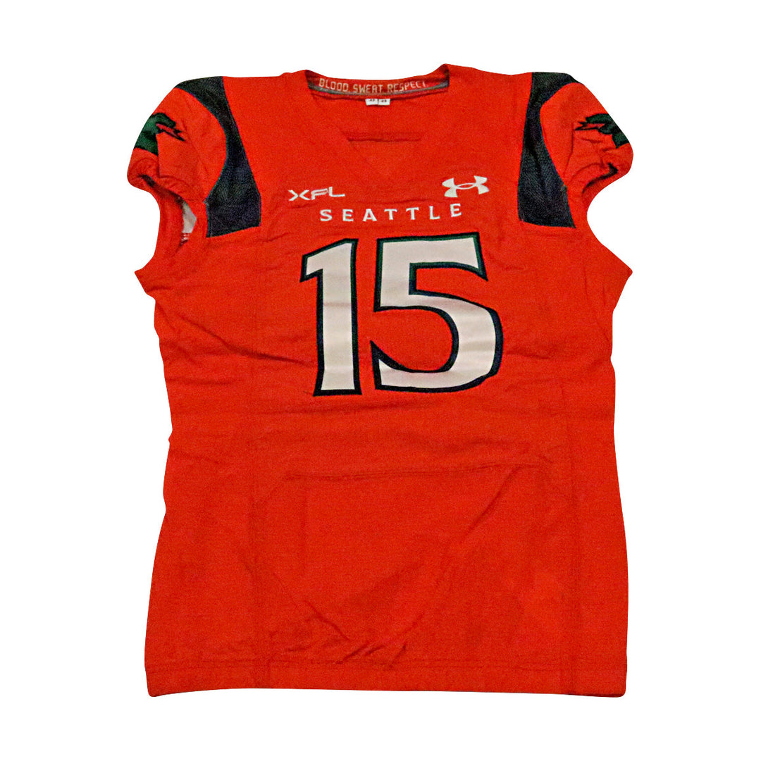 Damion Willis Seattle Sea Dragons 2023 Game Issued Home Jersey Size 42