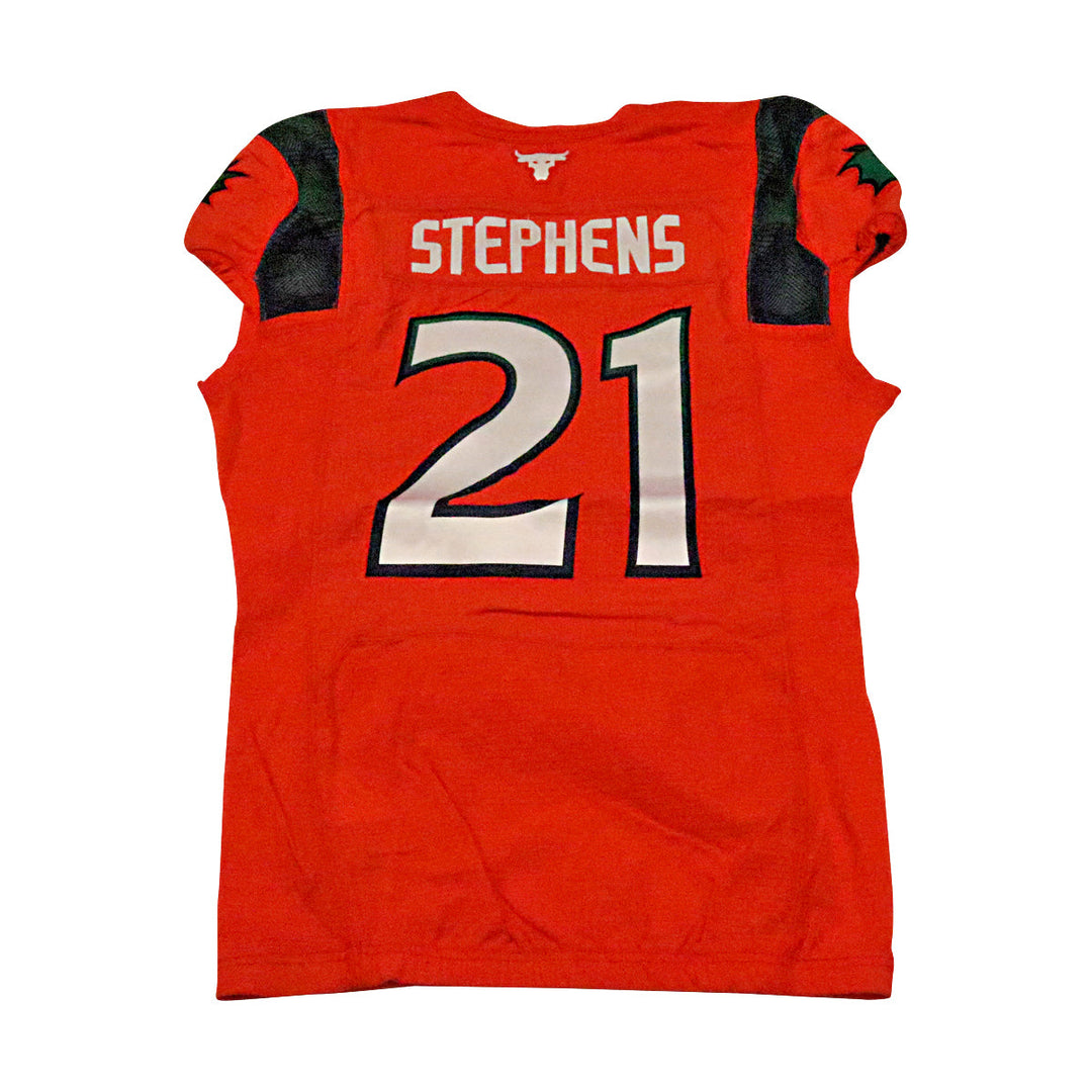 Linden Stephens Seattle Sea Dragons 2023 Game Issued Home Jersey Size 42