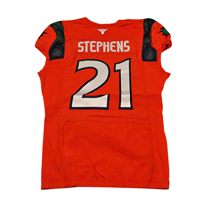 Linden Stephens Seattle Sea Dragons 2023 Game Issued Home Jersey Size 42