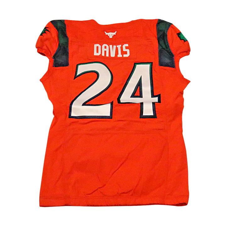Shabari Davis Seattle Sea Dragons 2023 Game Issued Home Jersey Size 44