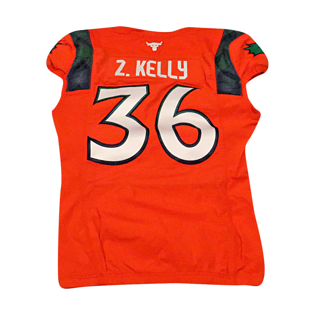 Zafir Kelly Seattle Sea Dragons 2023 Game Issued Home Jersey Size 44