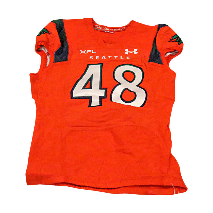 Shareef Miller Seattle Sea Dragons 2023 Game Issued Home Jersey Size 46