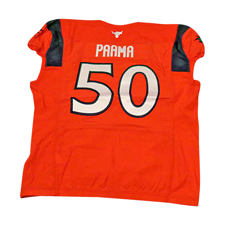 Sama Paama Seattle Sea Dragons 2023 Game Issued Home Jersey Size 52
