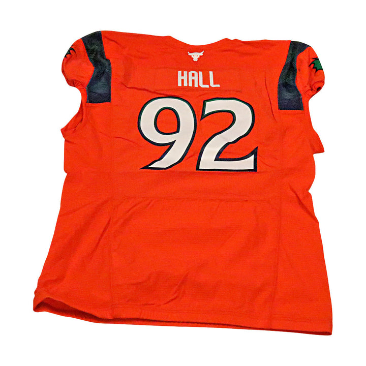 P.J. Hall Seattle Sea Dragons 2023 Game Issued Home Jersey Size 54