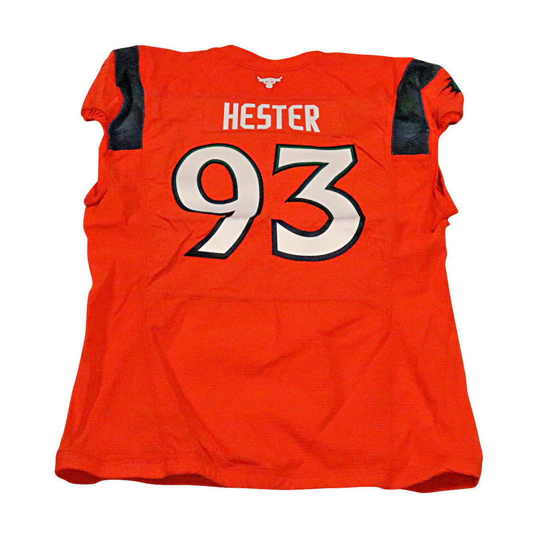 Treyvon Hester Seattle Sea Dragons 2023 Game Issued Home Jersey Size 52
