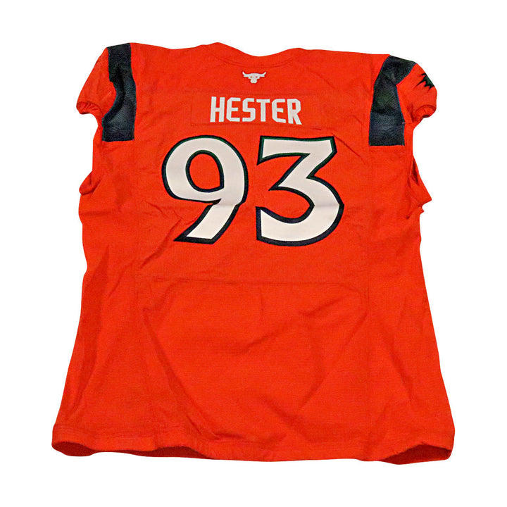 Treyvon Hester Seattle Sea Dragons 2023 Game Issued Home Jersey Size 52
