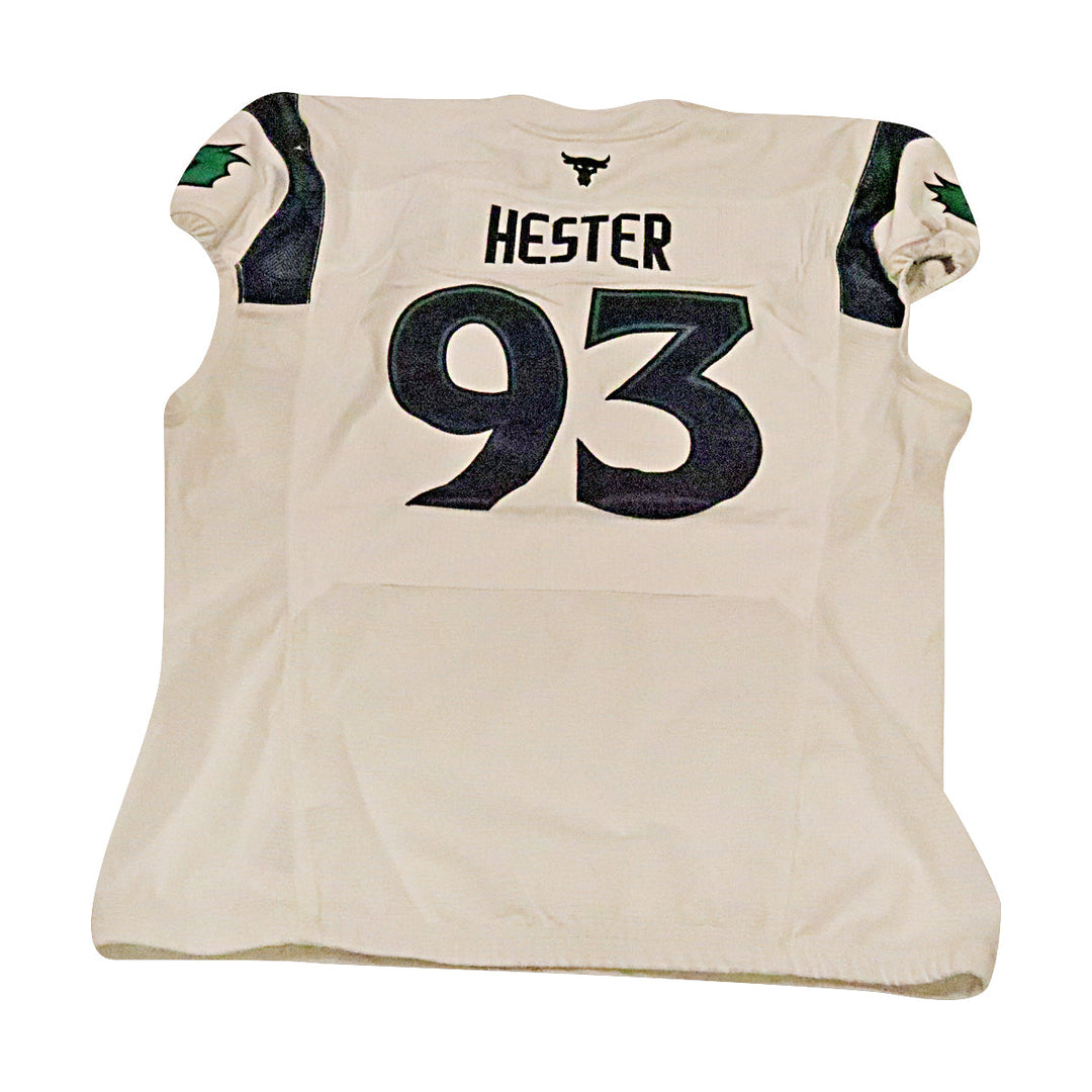 Treyvon Hester Seattle Sea Dragons 2023 Game Issued Away Jersey Size 54
