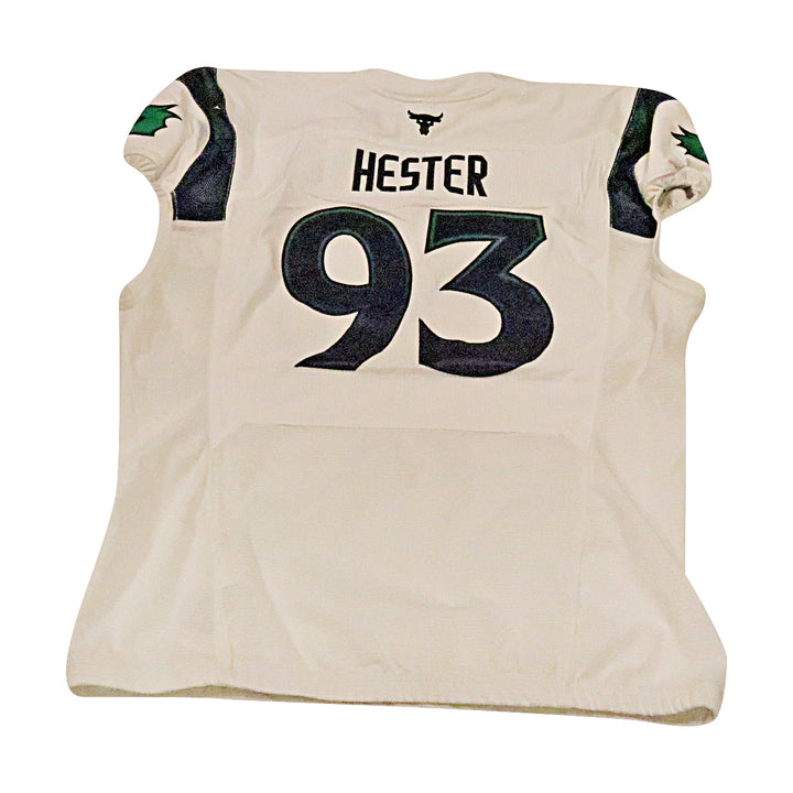 Treyvon Hester Seattle Sea Dragons 2023 Game Issued Away Jersey Size 54