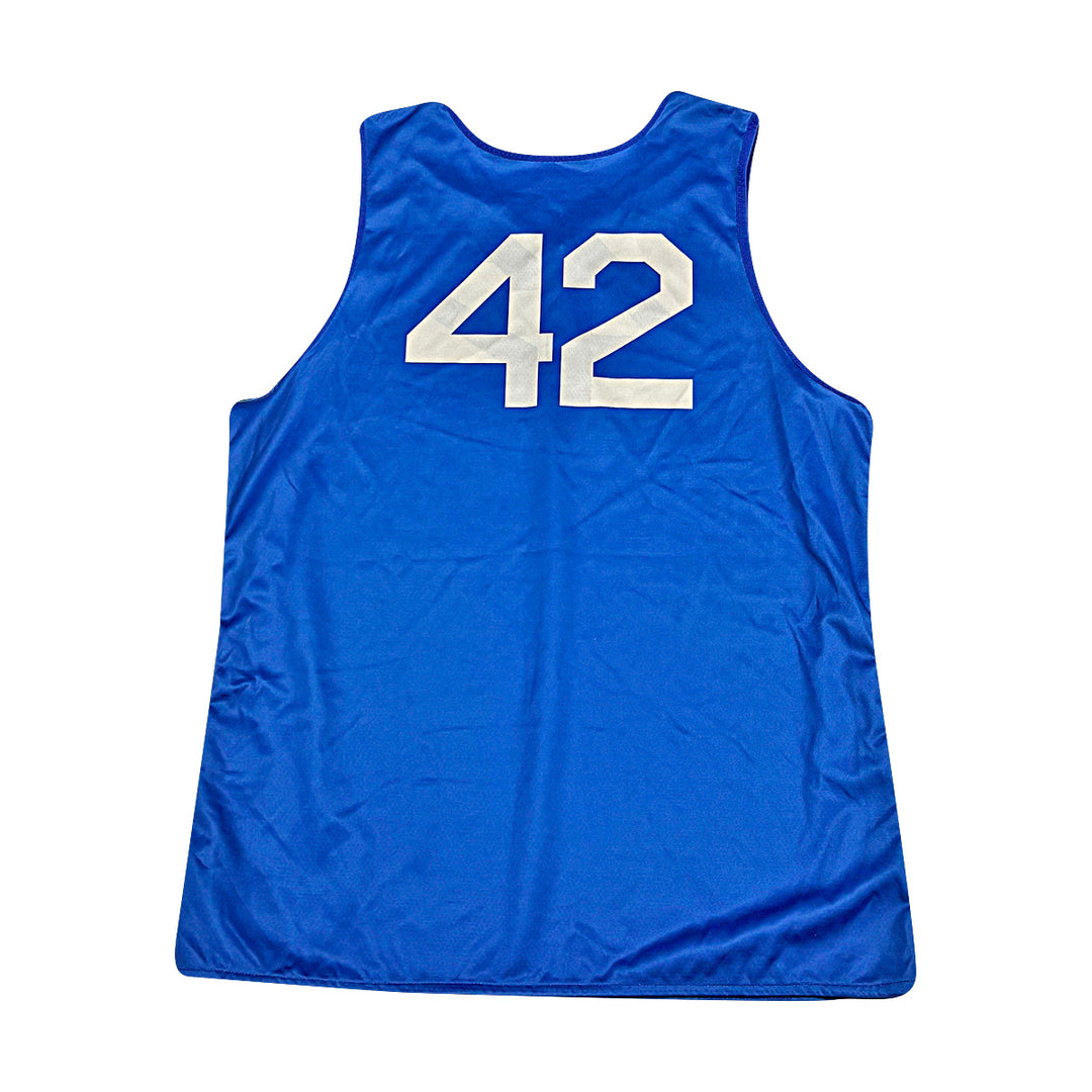 US Air Force Academy 2024 Practice Used Blue/Grey Sz L #42 Basketball Jersey