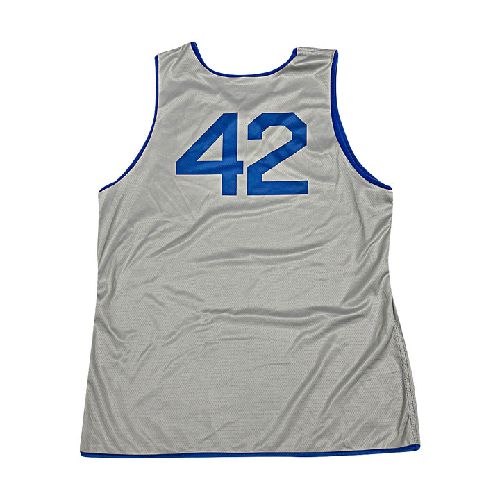 US Air Force Academy 2024 Practice Used Blue/Grey Sz L #42 Basketball Jersey