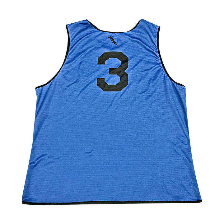 US Air Force Academy 2024 Practice Used Black/Blue Sz L #3 Basketball Jersey