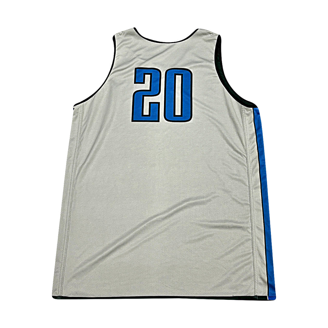 US Air Force Academy 2024 Practice Used Black/Blue Sz XL #20 Basketball Jersey