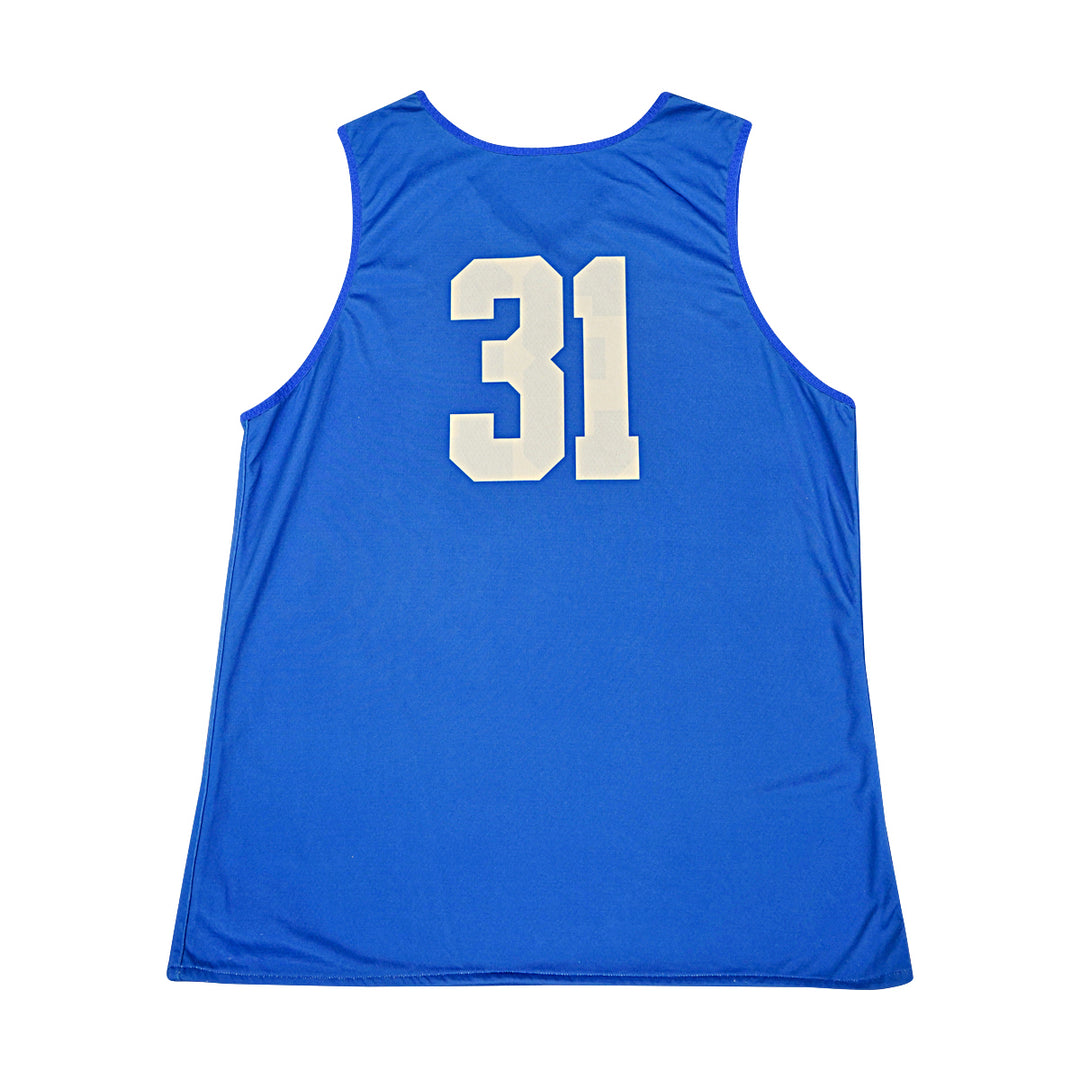 US Air Force Academy 2014 Practice Used Blue/Grey Sz L #31 Basketball Jersey