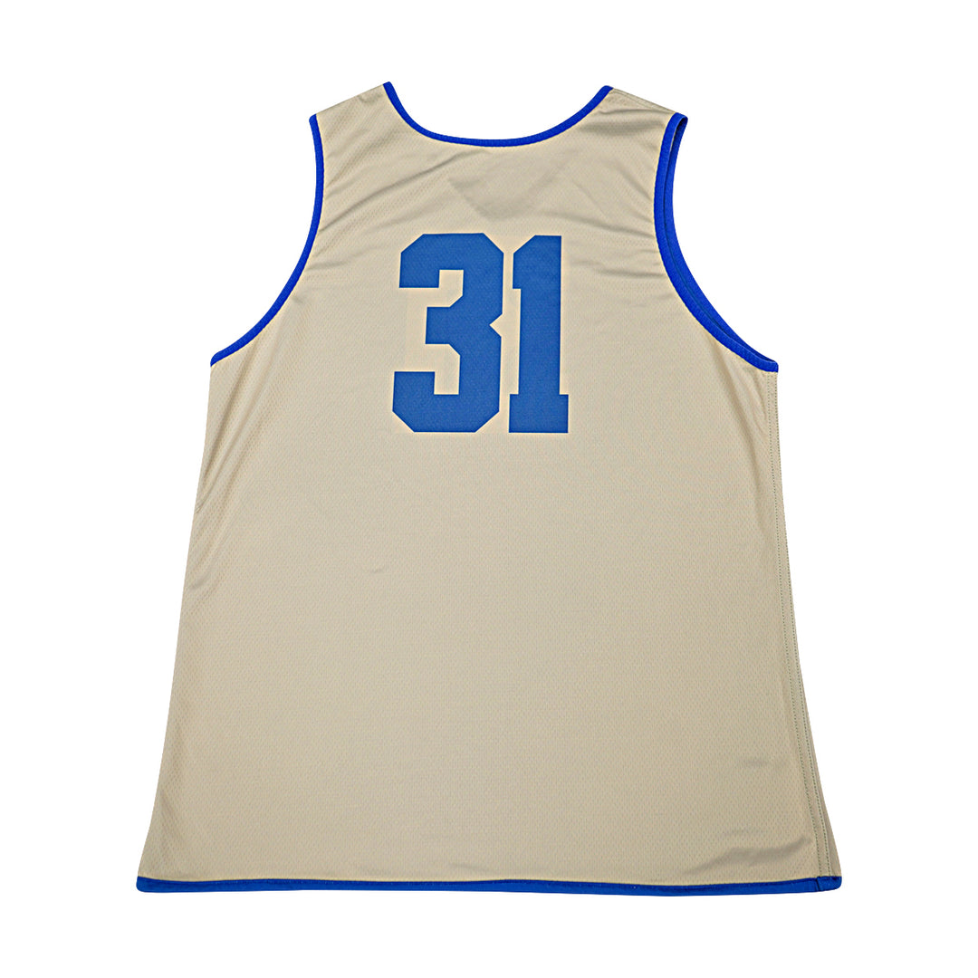 US Air Force Academy 2014 Practice Used Blue/Grey Sz L #31 Basketball Jersey