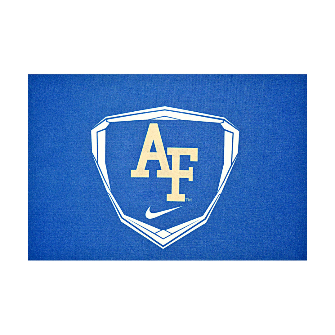 US Air Force Academy 2014 Practice Used Blue/Grey Sz L #1 Basketball Jersey