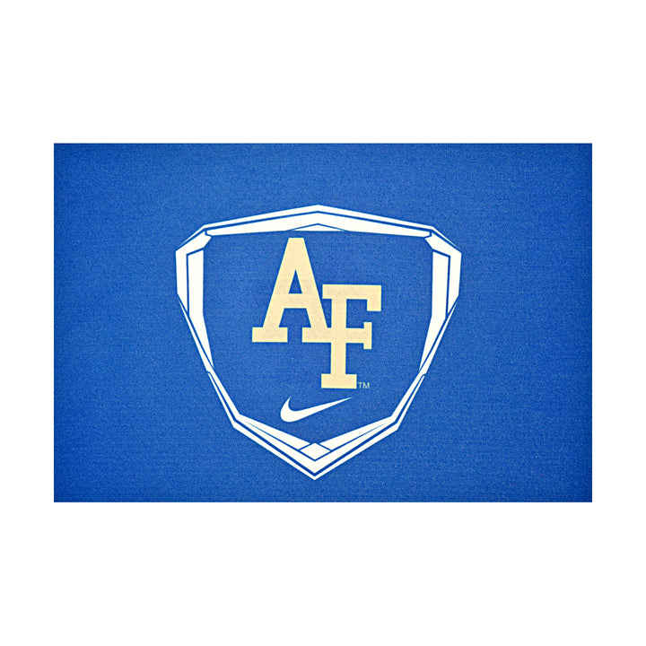 US Air Force Academy 2014 Practice Used Blue/Grey Sz L #1 Basketball Jersey