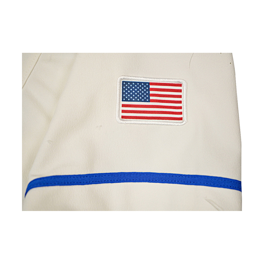 US Air Force Academy 2021 Game Issued White/Blue Sz M #1 Baseball Jersey