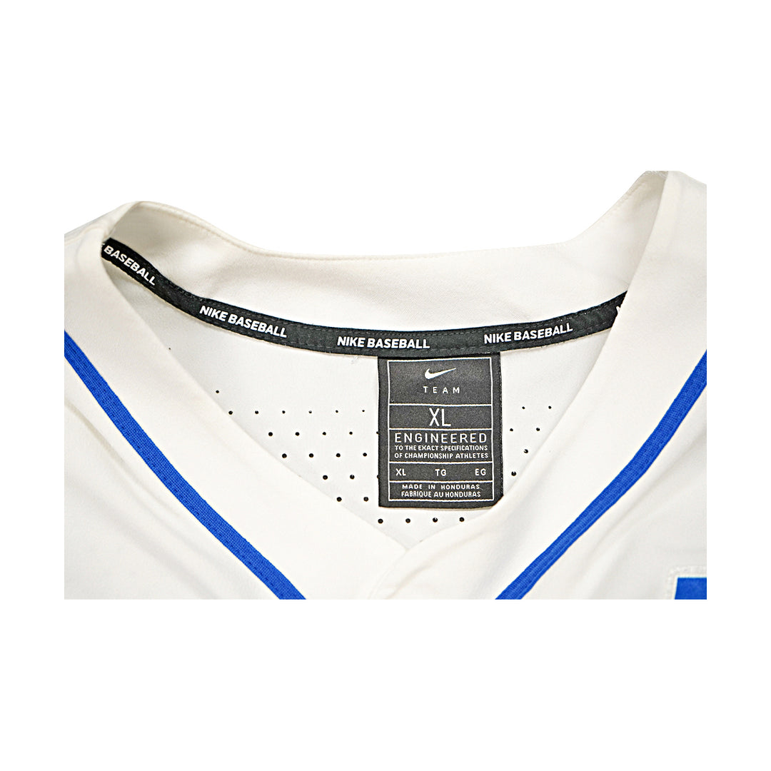 US Air Force Academy 2021 Game Issued White/Blue Sz XL #45 Baseball Jersey