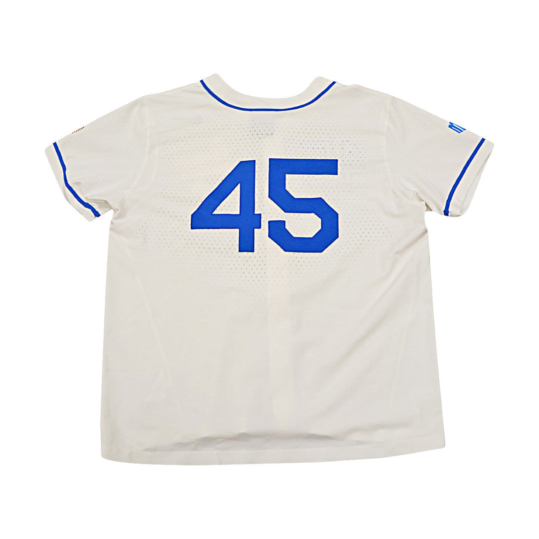 US Air Force Academy 2021 Game Issued White/Blue Sz XL #45 Baseball Jersey