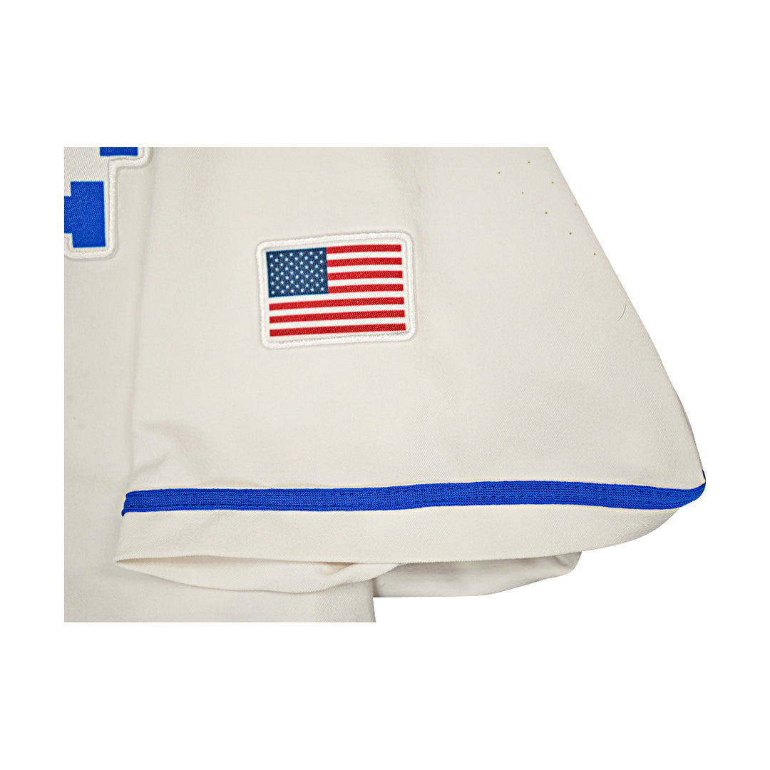 US Air Force Academy 2021 Game Issued White/Blue Sz XL #42 Baseball Jersey