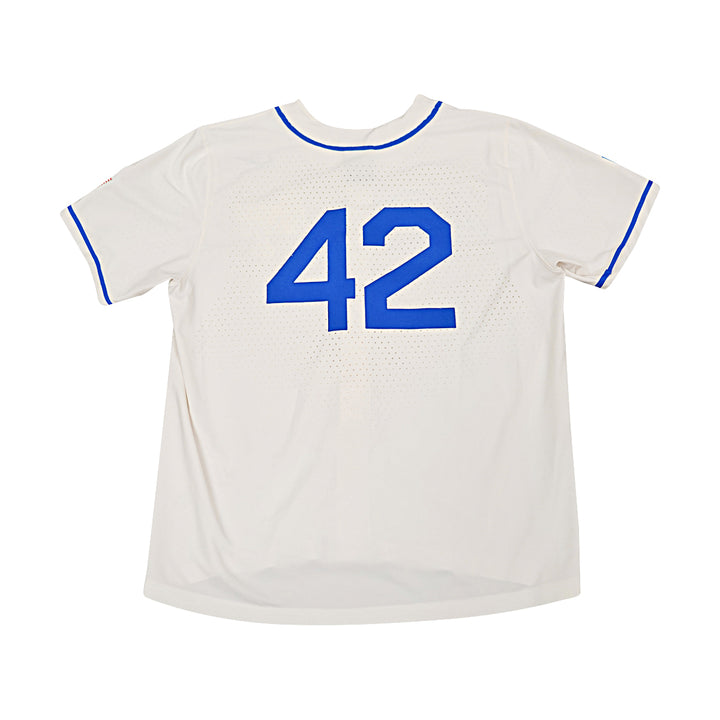 US Air Force Academy 2021 Game Issued White/Blue Sz XL #42 Baseball Jersey