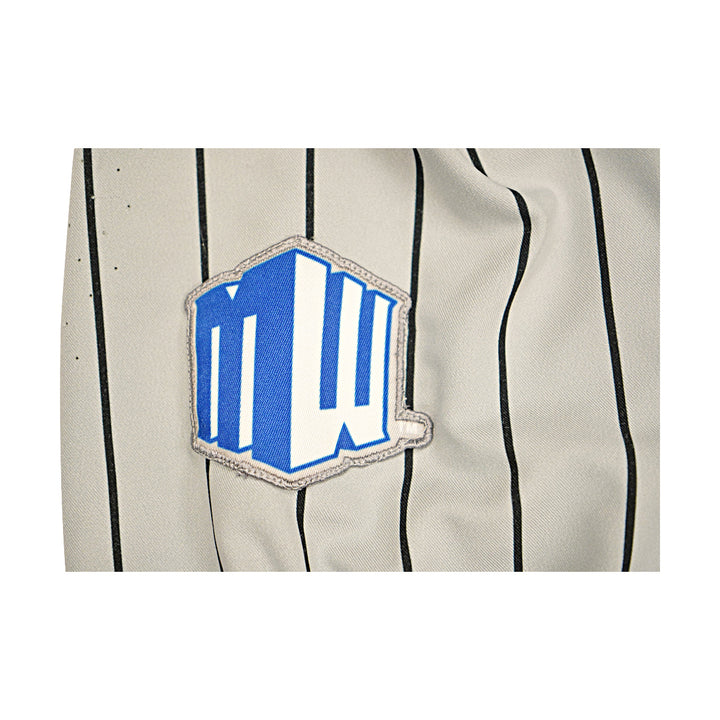 US Air Force Academy 2021 Game Issued Grey Pinstripe Sz L #5 Baseball Jersey
