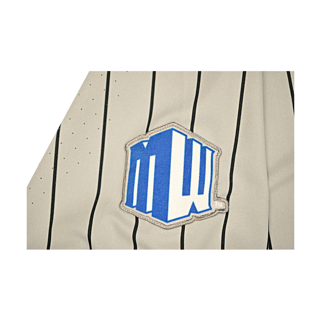 US Air Force Academy 2021 Game Issued Grey Pinstripe Sz XL #43 Baseball Jersey