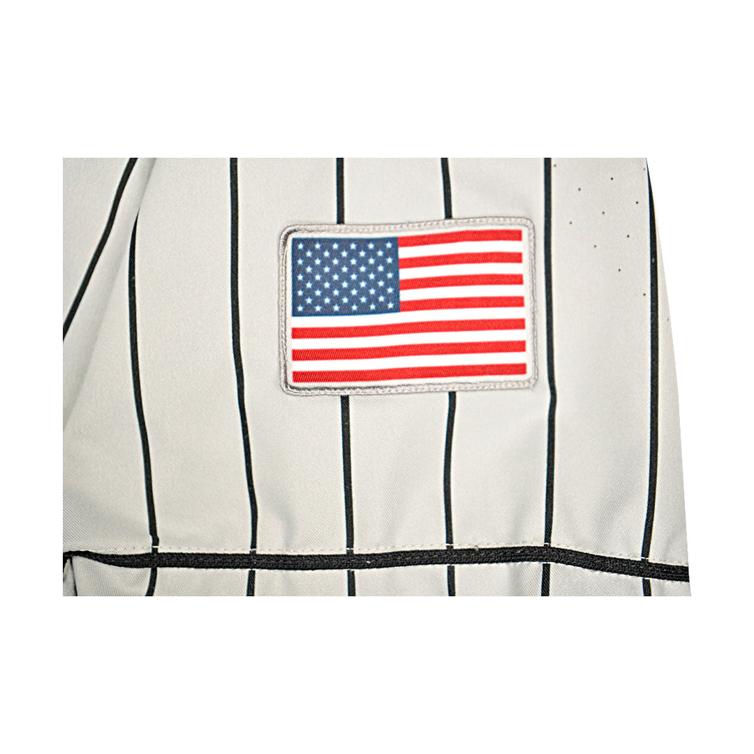 US Air Force Academy 2021 Game Issued Grey Pinstripe Sz XL #43 Baseball Jersey