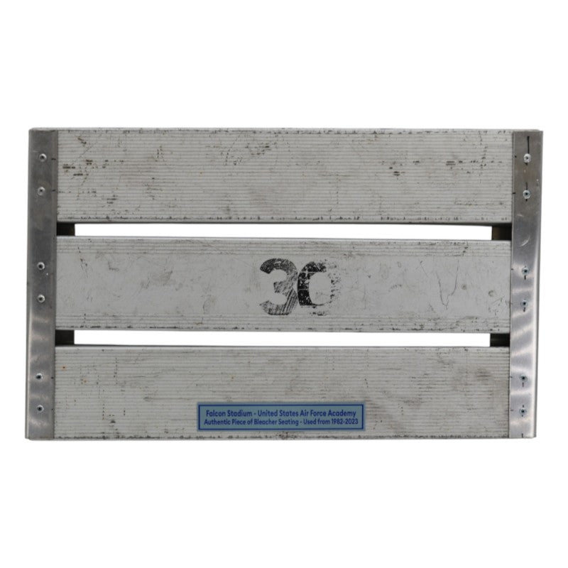 US Air Force Academy Authentic 18" Slatted Piece of Falcon Stadium Bleacher Seating USAF/CX COA