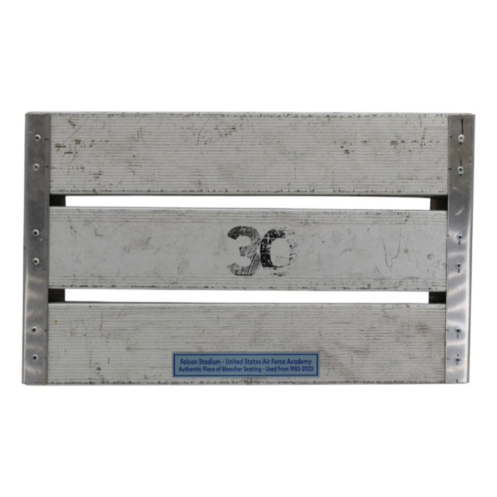 US Air Force Academy Authentic 18" Slatted Piece of Falcon Stadium Bleacher Seating USAF/CX COA