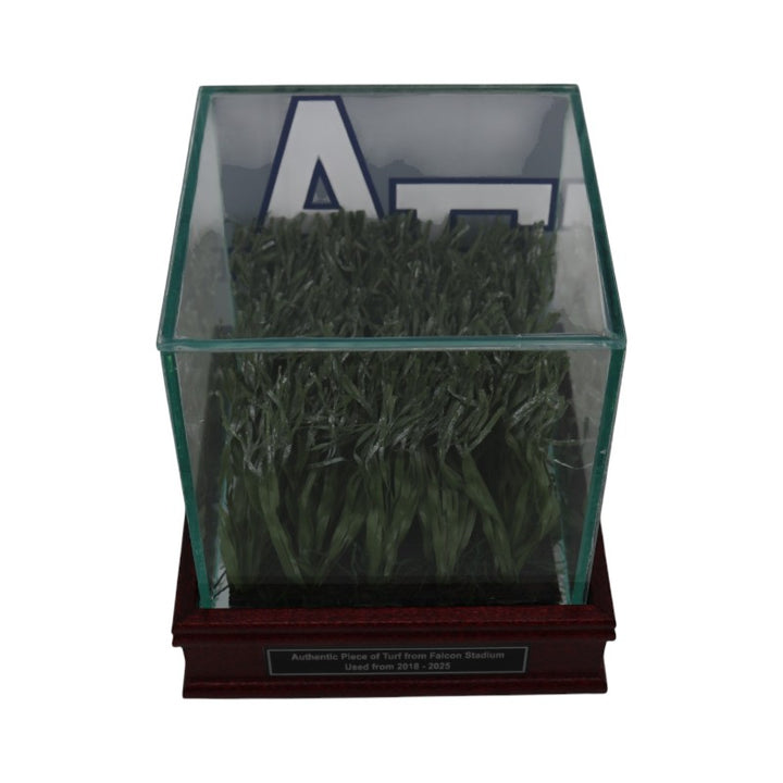 US Air Force Academy Authentic Piece of Falcon Stadium Turf with Case USAF/CX COA