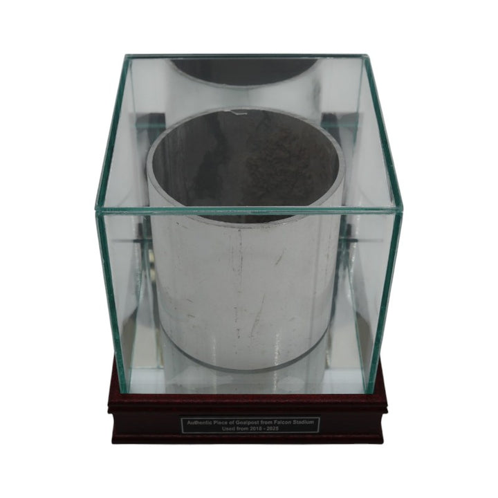US Air Force Academy Authentic 4" Full Round Piece of Falcon Stadium Goalpost with Case USAF/CX COA