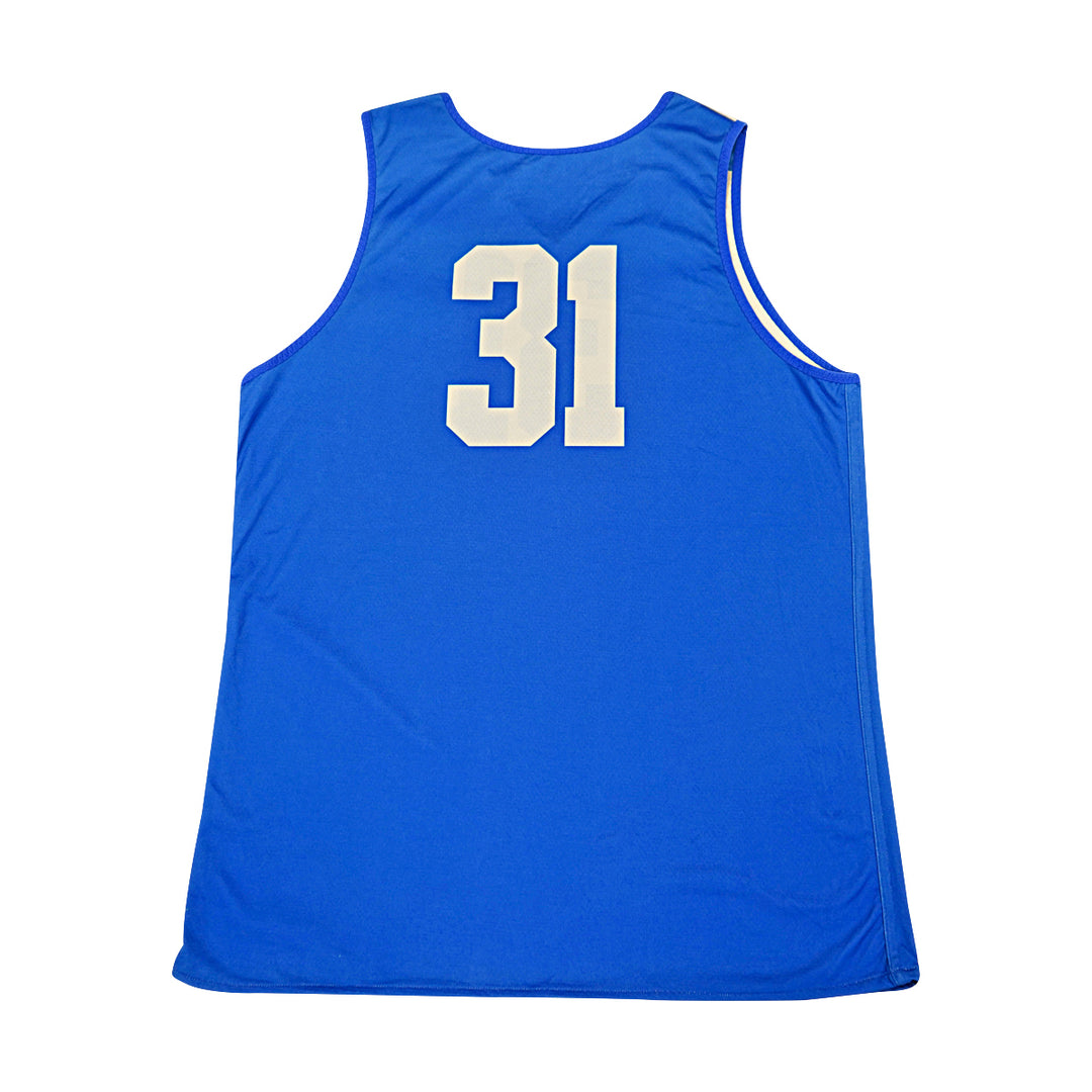 US Air Force Academy 2014 Practice Used Blue/Grey Sz LT #31 Basketball Jersey