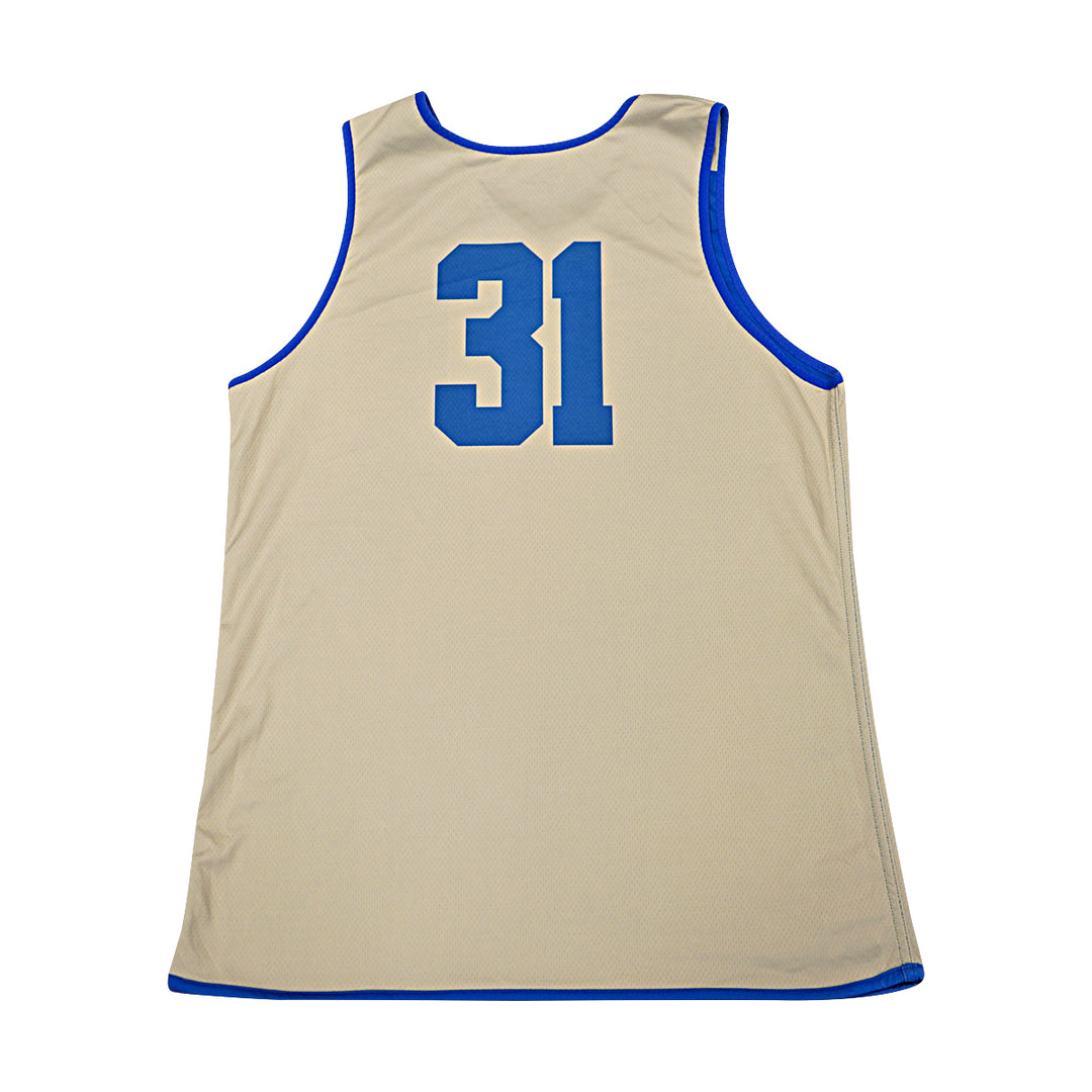 US Air Force Academy 2014 Practice Used Blue/Grey Sz LT #31 Basketball Jersey